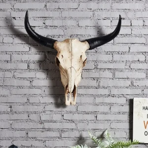 3D Bull Skull Ornament