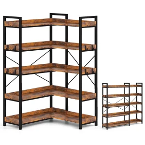 5-Tier L-Shaped Corner Shelf