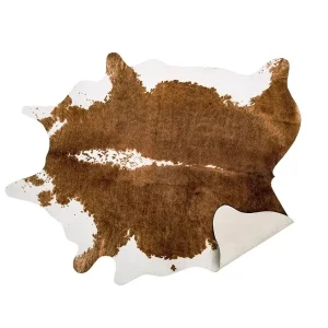 Premium Faux Cowhide Rug 4.6 x 5.2 Feet