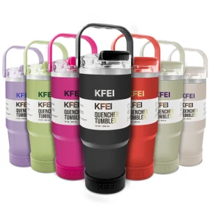 1PCS 30oz Solid Color Double Wall Stainless Tumbler, with Lid And Straw