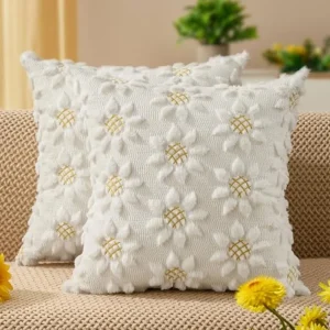 Spring Summer Pillow Covers 18x18 inch Set of 2