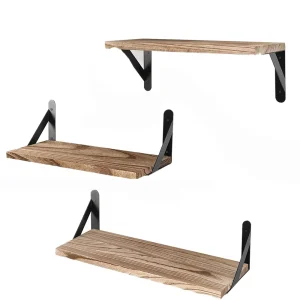 Wooden Floating Wall Shelves